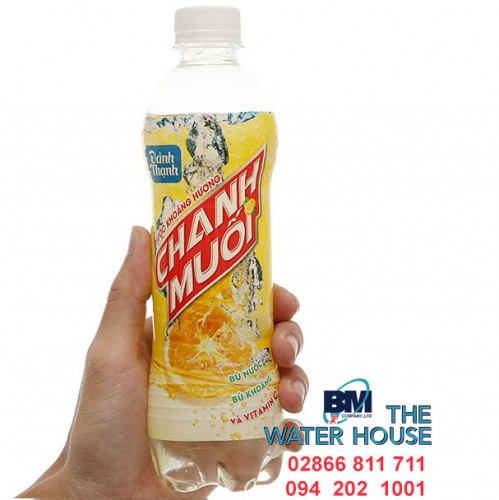 Thùng Nước Khoáng Đảnh Thạnh 430ml Có Ga Chanh Muối (Thùng 24 chai)